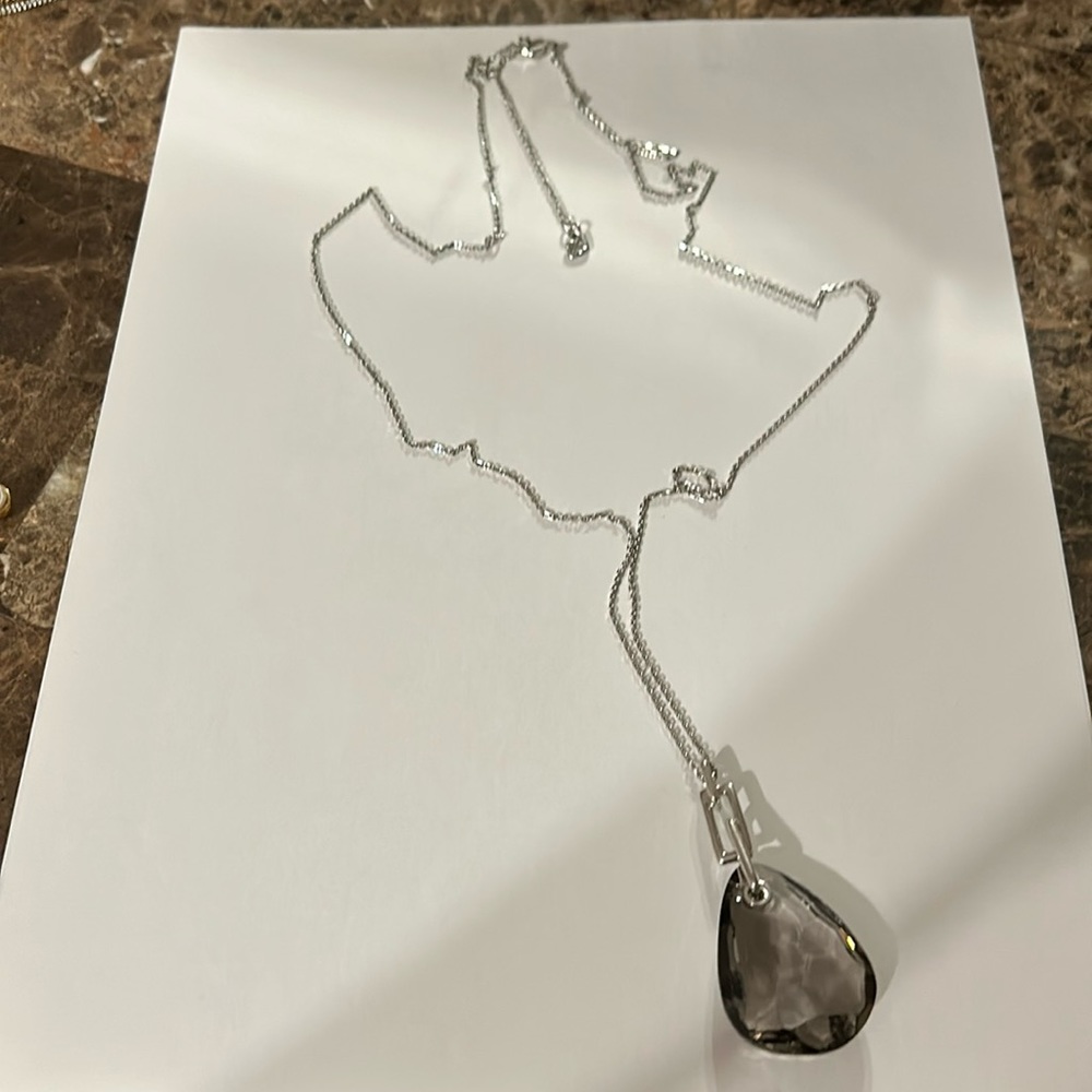 Swarovski Long necklace with crystal pendant